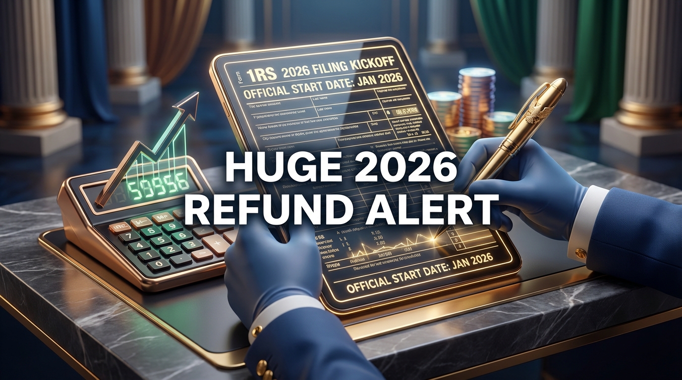 HUGE 2026 REFUND ALERT - IRS 2026 Filing Kickoff: Official Start Date & 'Bigger Refun...